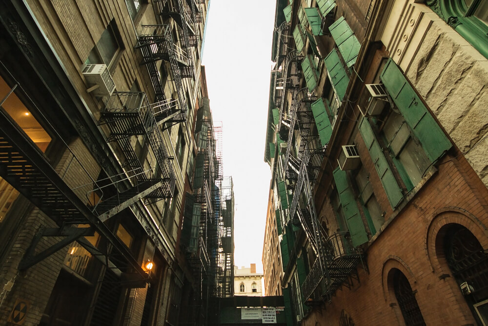 New York City Alley - Tribeca